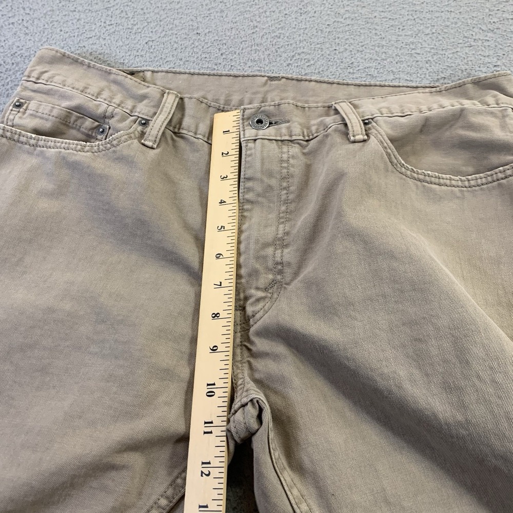 Levis 514 Jeans Mens 36x30 Tan Slim Straight 5-Pocket Cotton Pants Zip Button - Picture 6 of 12